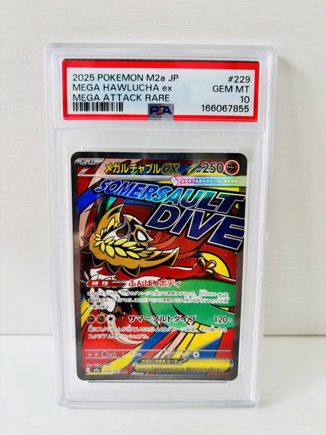 PSA10, past handling photo 66